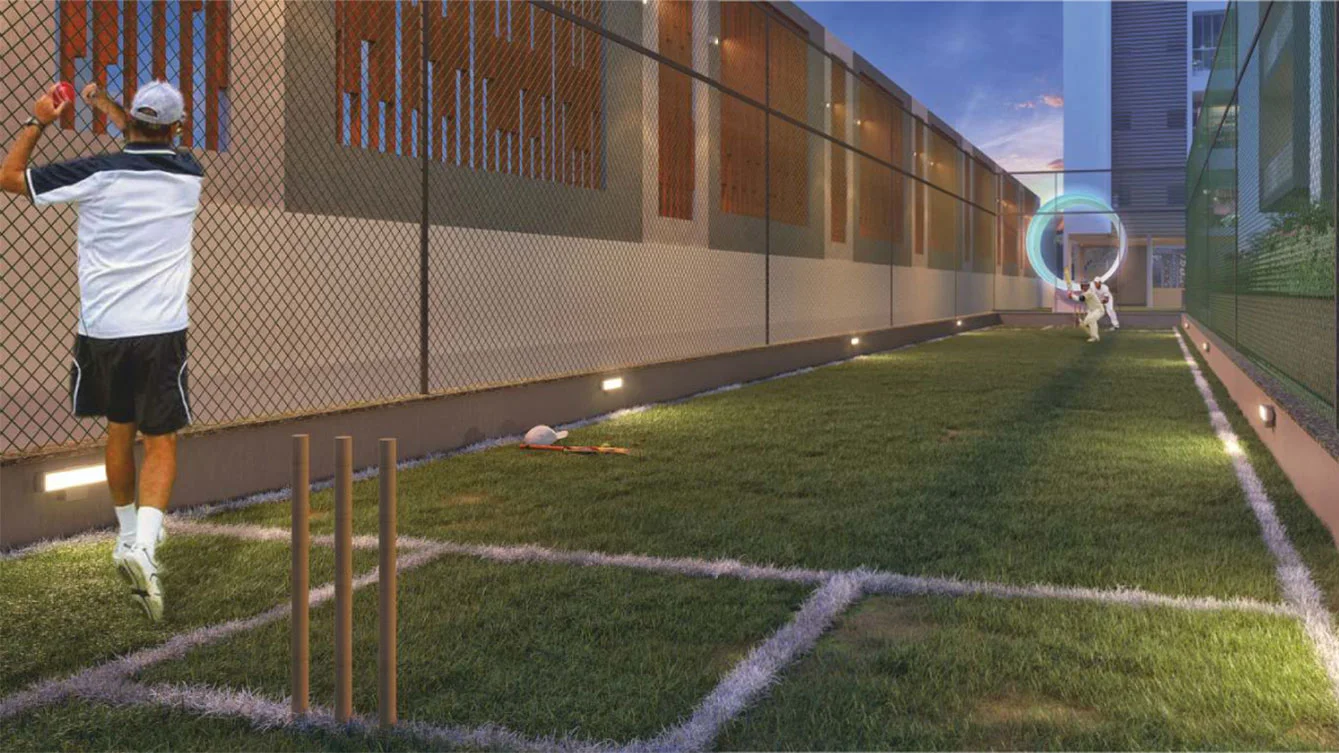 Presidential Tower Pimple Saudagar Cricket Court Image